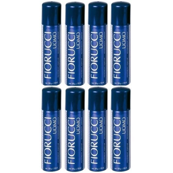 Fiorucci Kit Desodorante Aerosol Uomo (8 Unidades) Promocao - Beauty