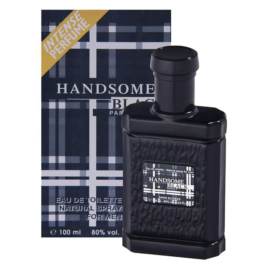 Perfume Handsome Black 100ml Paris Elysees em Oferta na Shopee