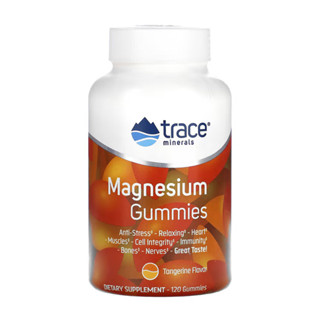 Trace Minerals Gomas Magnésio Vidro 120Gomas Sabor Tangerina