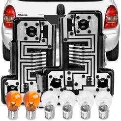 Kit Soquete Lampada Corsa Wind 99 00 01 02- 2p Circuito