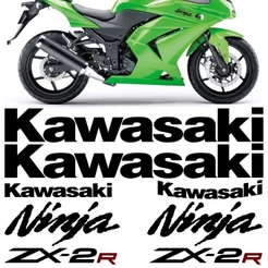 Kit Adesivo Moto Auto Colante Personalização Ninja Zx-2r Zx2r Preto Jogo