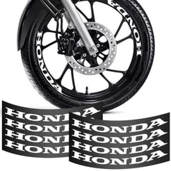 Kit 8 Adesivo Rodas Moto Compatível Com Honda Titan Fan Start 125 150 160