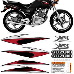 Kit Adesivo Moto Autocolante Yes 125 2008 Faixa Etiqueta Colante Jogo