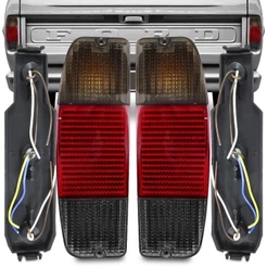 Par Lanterna Traseira F1000 F-1000 1985 A 1992 Fume Com Soquete