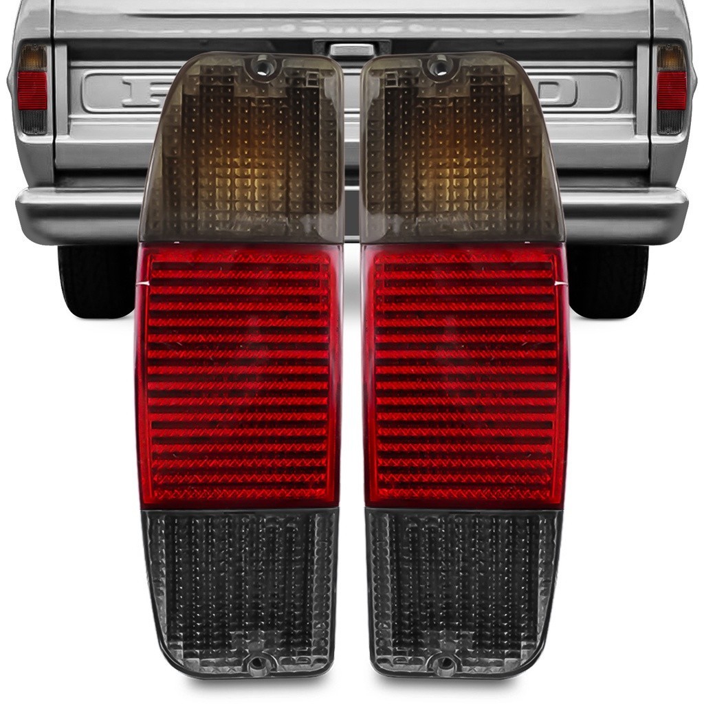 Par Lanterna Traseira F1000 F-1000 1985 A 1992 Fume