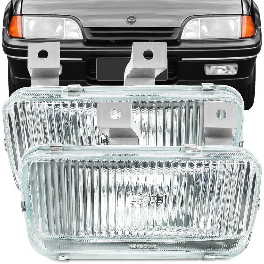 Farol de Milha Auxiliar Monza Classic Tubarão 1991 A 1996 Lente Vidro Orgus