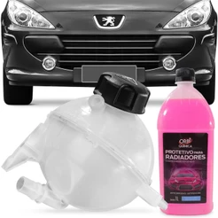 Reservatorio Agua Radiador Peugeot 307 308 1.6 2.0 Com Tampa