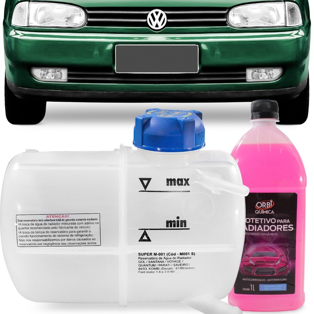 Reservatorio Agua Radiador Slim Gol Parati Saveiro Bola G2 1995 A 1999