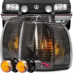 Kit Lanterna Pisca Gol Parati Saveiro Voyage 1991 A 1994 Fume Encaixe Arteb + Soquete Lampada 2 Polos Meia Luz na Seta