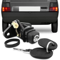 Botão da Fechadura Porta Malas Tampa Traseira Uno 1996 97 98 99 00 01 02 03 2004 Com Chave
