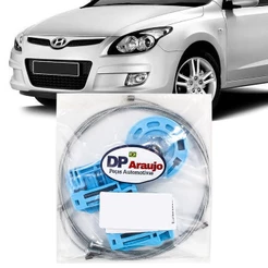 Kit Reparo Maquina Vidro Eletrico Hyundai I30 2009 2010 2011 2012 Cabo Dianteiro Com Arraste