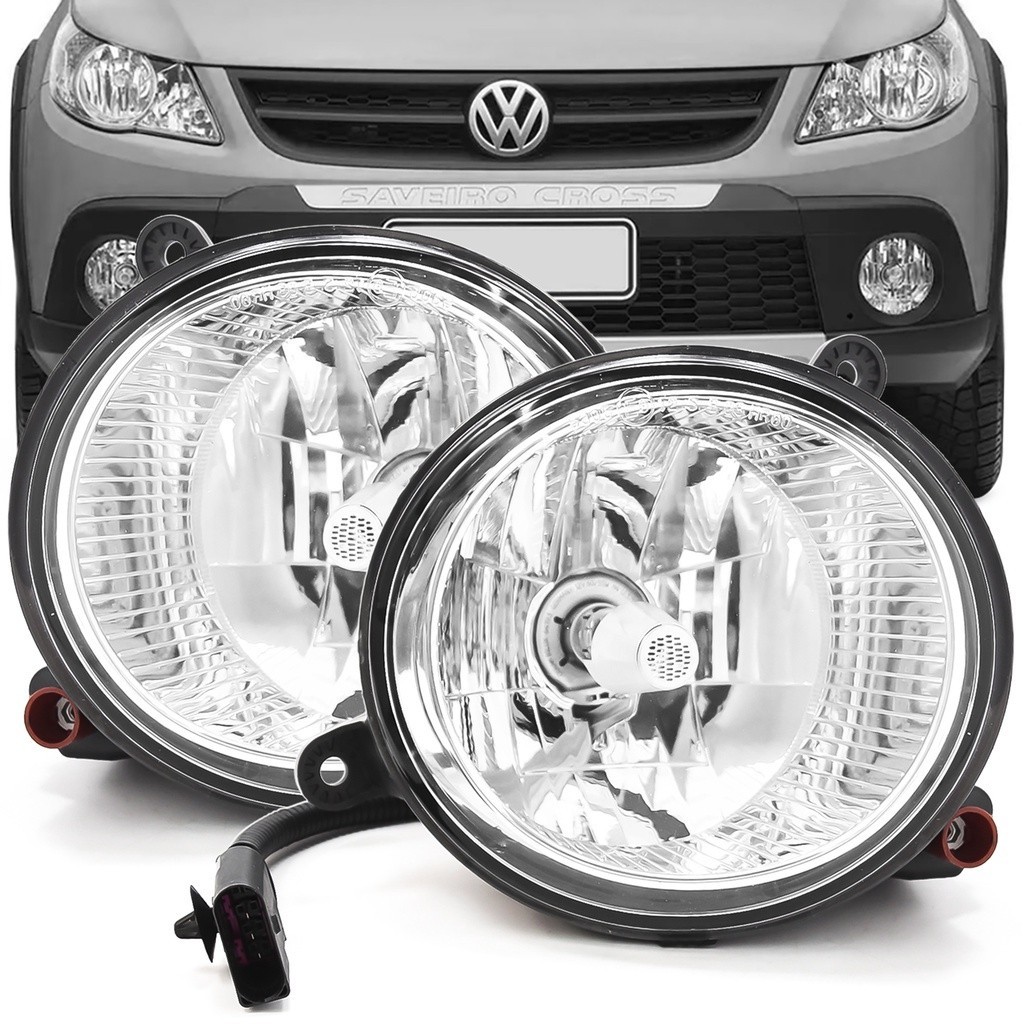Farol de Milha Saveiro Cross Crossfox 2011 A 2015 Auxiliar Neblina