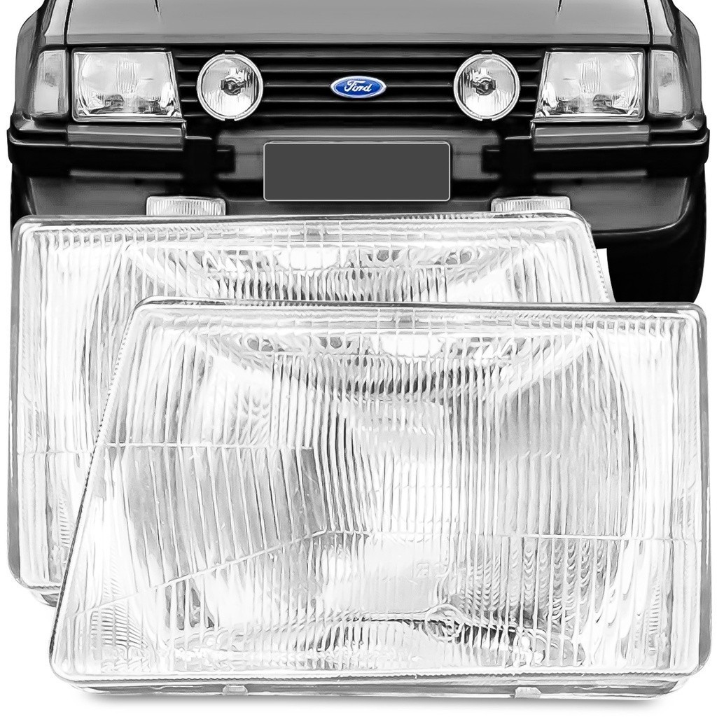 Farol Escort 1983 1984 1985 1986 Lente Vidro