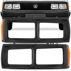 Par Moldura Preta Farol Passat 1983 84 85 86 87 1988 Pointer Village Gls