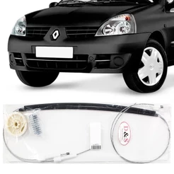 Kit Reparo Maquina Vidro Eletrico Renault Clio Cabo Dianteiro