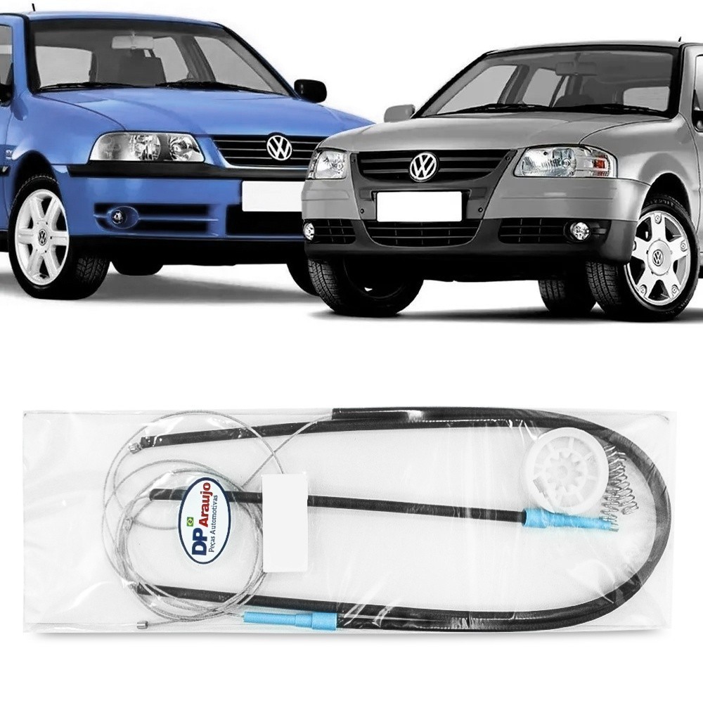 Kit Reparo Maquina Vidro Eletrico Cabo Gol G3 G4 1999 00 01 02 03 04 05 06 07 08 09 10 11 12 13 2014 Torre Interna