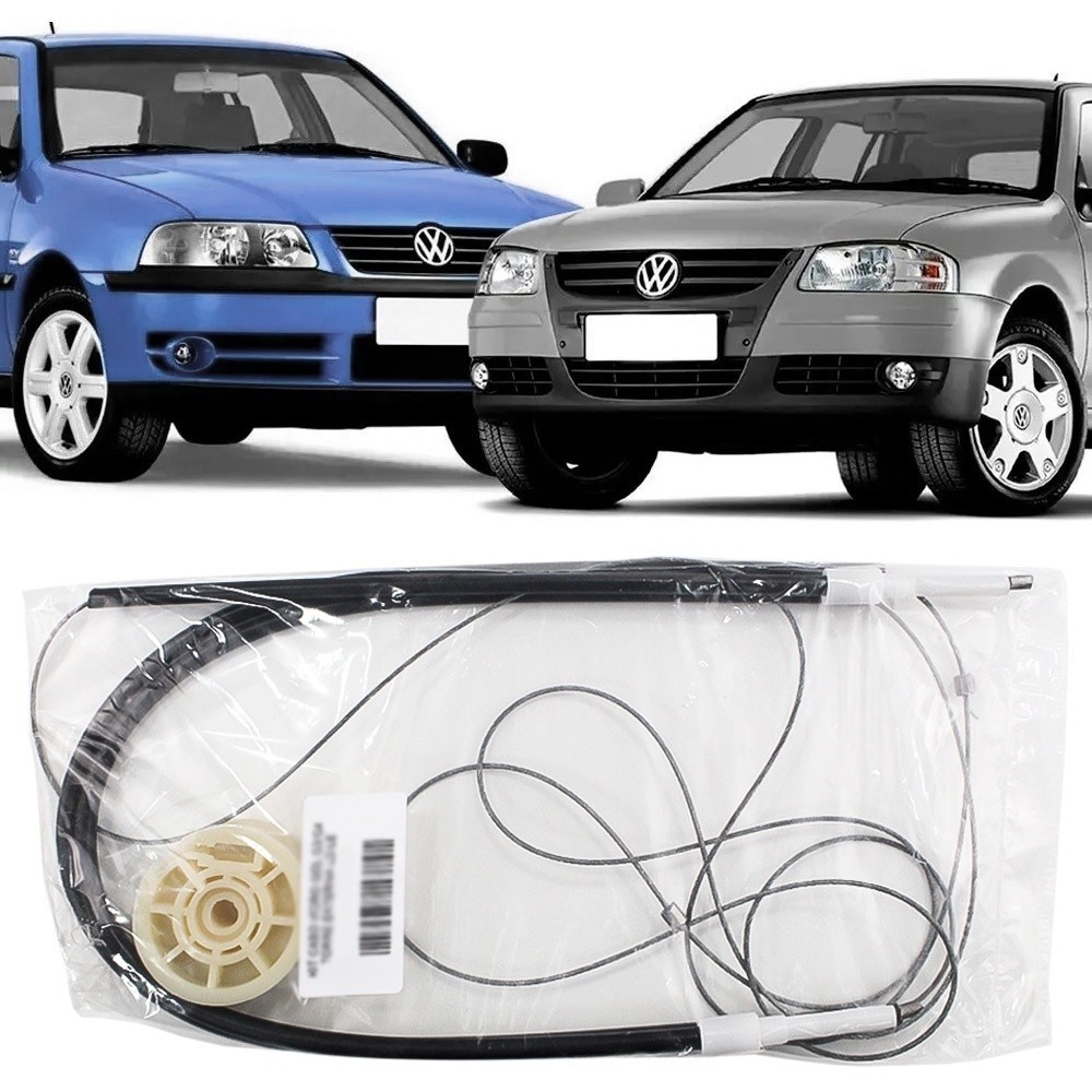 Kit Reparo Maquina Vidro Eletrico Gol G3 G4 1999 2000 2001 2002 2003 2004 2005 2006 2007 2008 2009 2010 2011 2012 2013 2014 Torre Externa