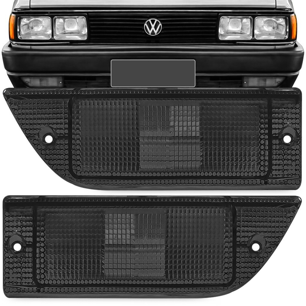 Par Lente Lanterna Dianteira Passat 1985 1986 1987 1988 Pointer Gts Village Fume