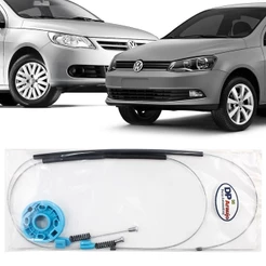 Kit Reparo Maquina Vidro Eletrico Gol Voyage G5 G6 2009 10 11 12 13 14 15 2016 Cabo Traseira