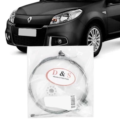 Kit Reparo Maquina Vidro Eletrico Renault Sandero 2007 08 09 10 11 12 13 14 15 16 17 2018 Cabo Dianteiro