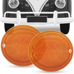Par Lente Kombi 62 63 64 A 75 Corujinha 1500 Dianteira Âmbar