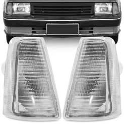 Par Pisca Chevy Chevette Marajo 83 84 A 93 Dianteira Cristal Encaixe Cibié