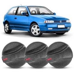 Kit 3 Botao Ar Gol Parati Saveiro Bola G2 95 96 A 99 Painel Vermelho