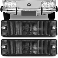 Par Pisca Brasilia 78 79 80 81 Lanterna Dianteira Gol Bx Fumê