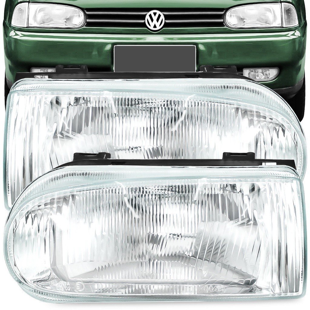 Farol Gol Saveiro Parati Bola 1995 1996 1997 1998 1999 G2 Lente de Vidro