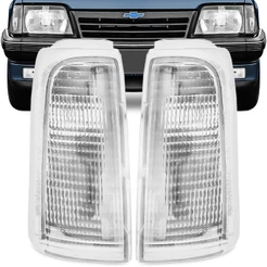 Par Lanterna Dianteira Monza 88 89 90 Acrilica Cristal Seta