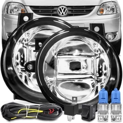 Kit Farol Milha Fox Crossfox Spacefox 2003 A 2009 Auxiliar Neblina