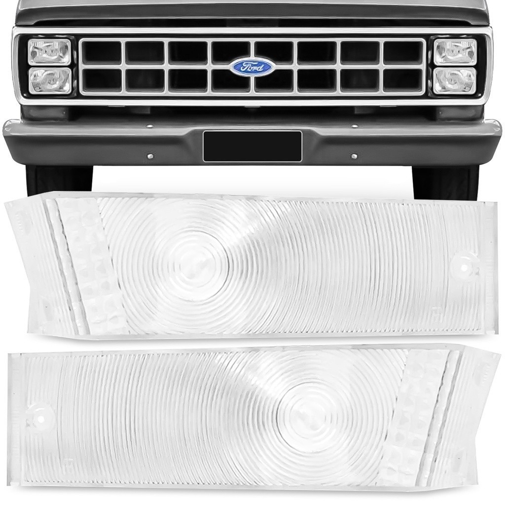 Par Lente Dianteira F1000 F4000 85 86 87 88 89 90 91 Cristal