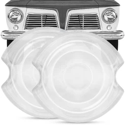 Par Lente Lanterna Pisca Dianteira Jeep Willys 58 60 61 À 79 Cristal