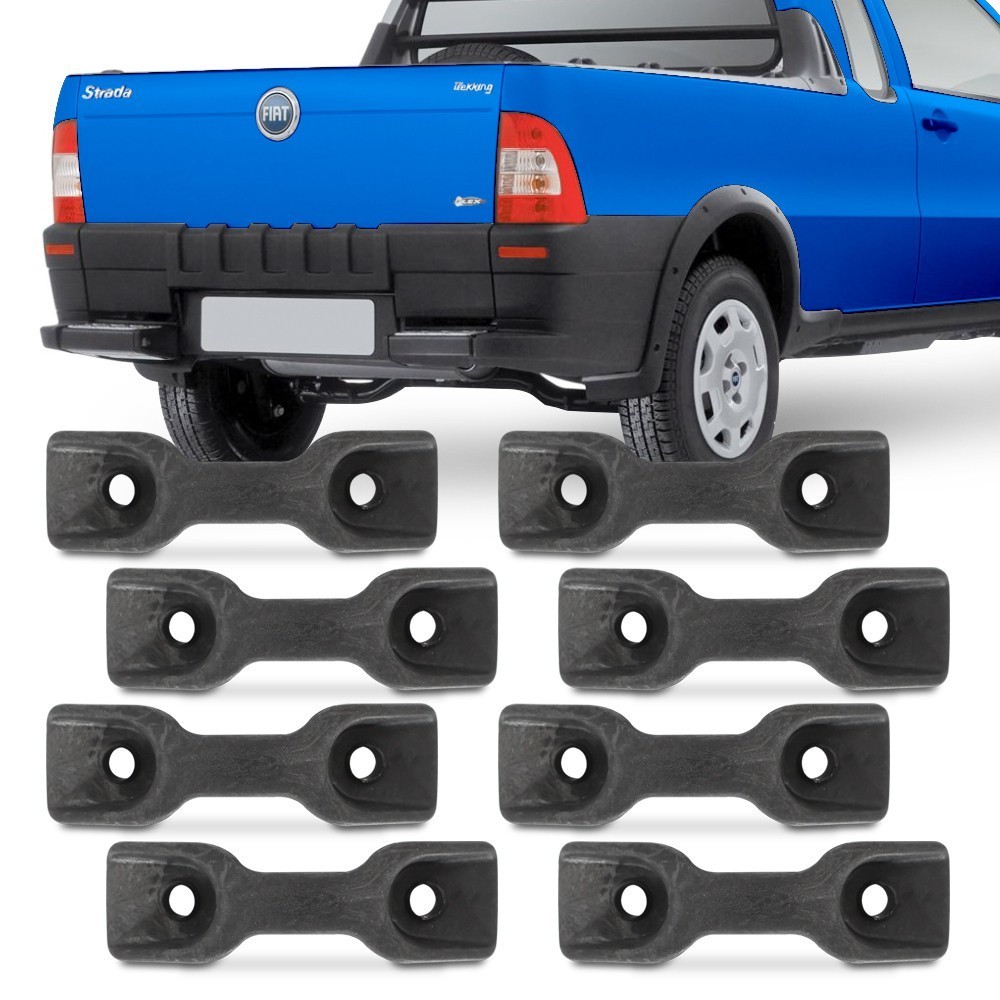 Kit 8 Ganchos Caçamba Strada 97 98 99 00 01 02 03 04 05 A 14
