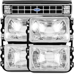 Farol F-1000 F-4000 1985 A 1992 F1000 F4000 Lente de Vidro