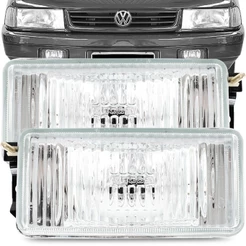 Par Farol Milha Auxiliar Santana Quantum 1991 1992 1993 1994 1995 1996 1997 Lente Vidro