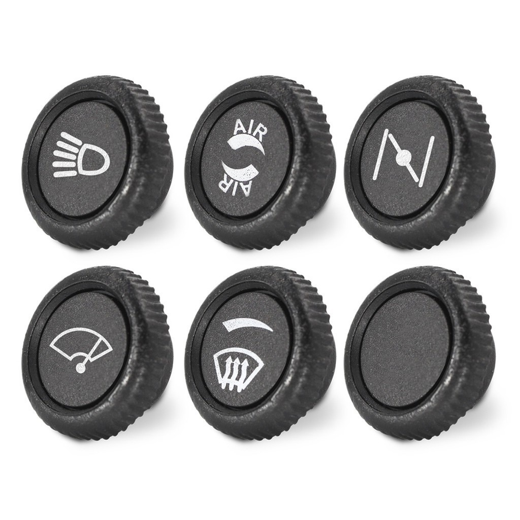 Kit Botao Fusca 73 A 77 Farol Afogador Ar Limpador Difusor — imagem 2 de 2