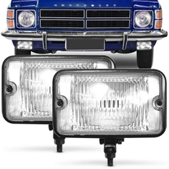 Par Farol Milha Fusca Opala Caravan Maverick Modelo Identico Serra Cibie II