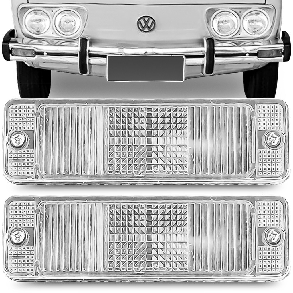 Par Pisca Brasilia 78 79 80 81 Lanterna Dianteira Gol Bx Cristal