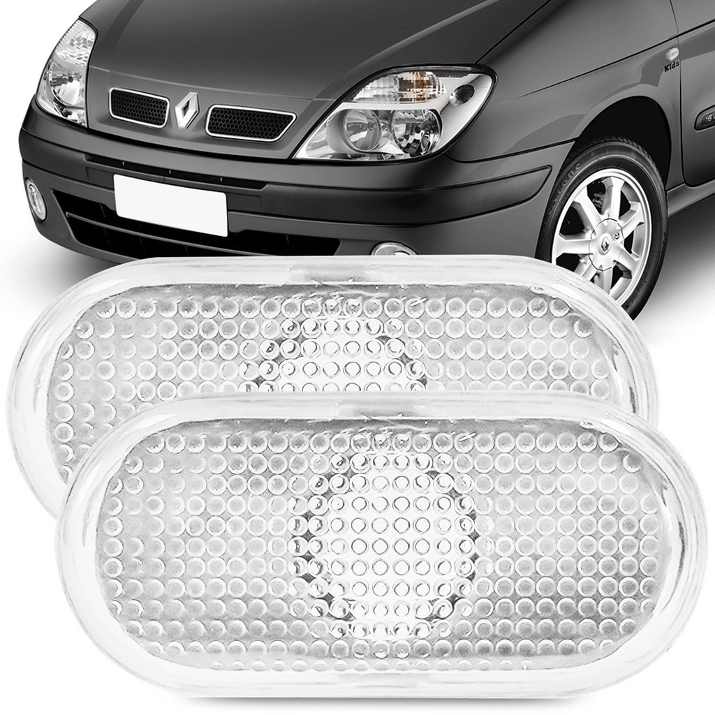 Par Lanterna Lateral Scenic 99 00 01 A 05 Cristal Seta Pisca