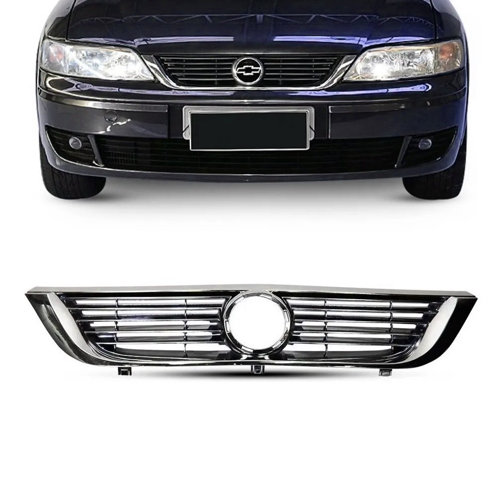 Grade Cromada Vectra 96 97 98 99 A 05 Frontal Radiador