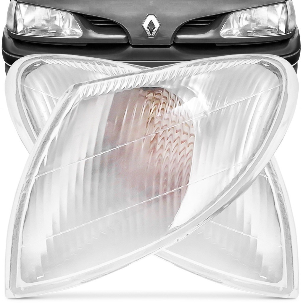 Par Lanterna Dianteira Megane / Scenic 98 99 A 01 Cristal Pisca Seta