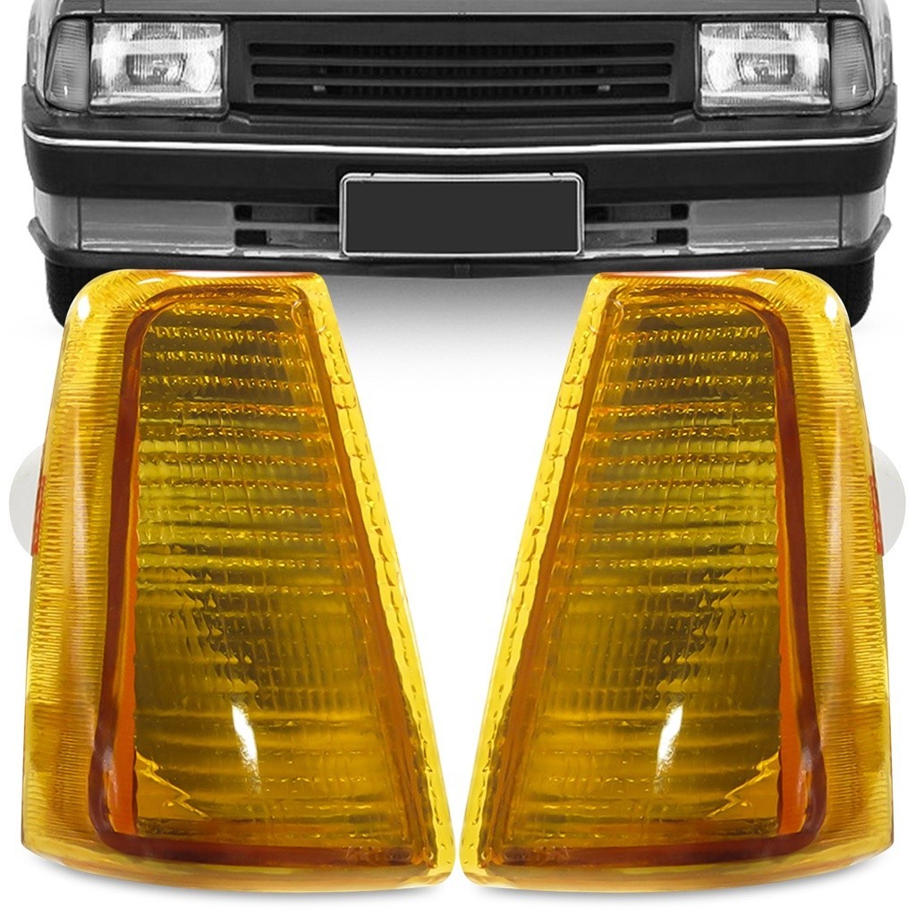 Par Pisca Chevette 83 84 85 86 87 A 96 Dianteira Âmbar Encaixe Arteb Seta