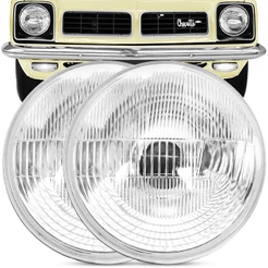 Par Bloco Farol Chevette 74 75 76 77 78 79 80 Lente Estriada