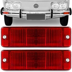 Par Pisca Brasilia 78 79 80 81 Lanterna Dianteira Gol Bx Rubi