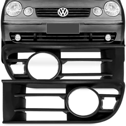Grade Parachoque Polo Sedan Hatch 03 04 05 06 Com Furo