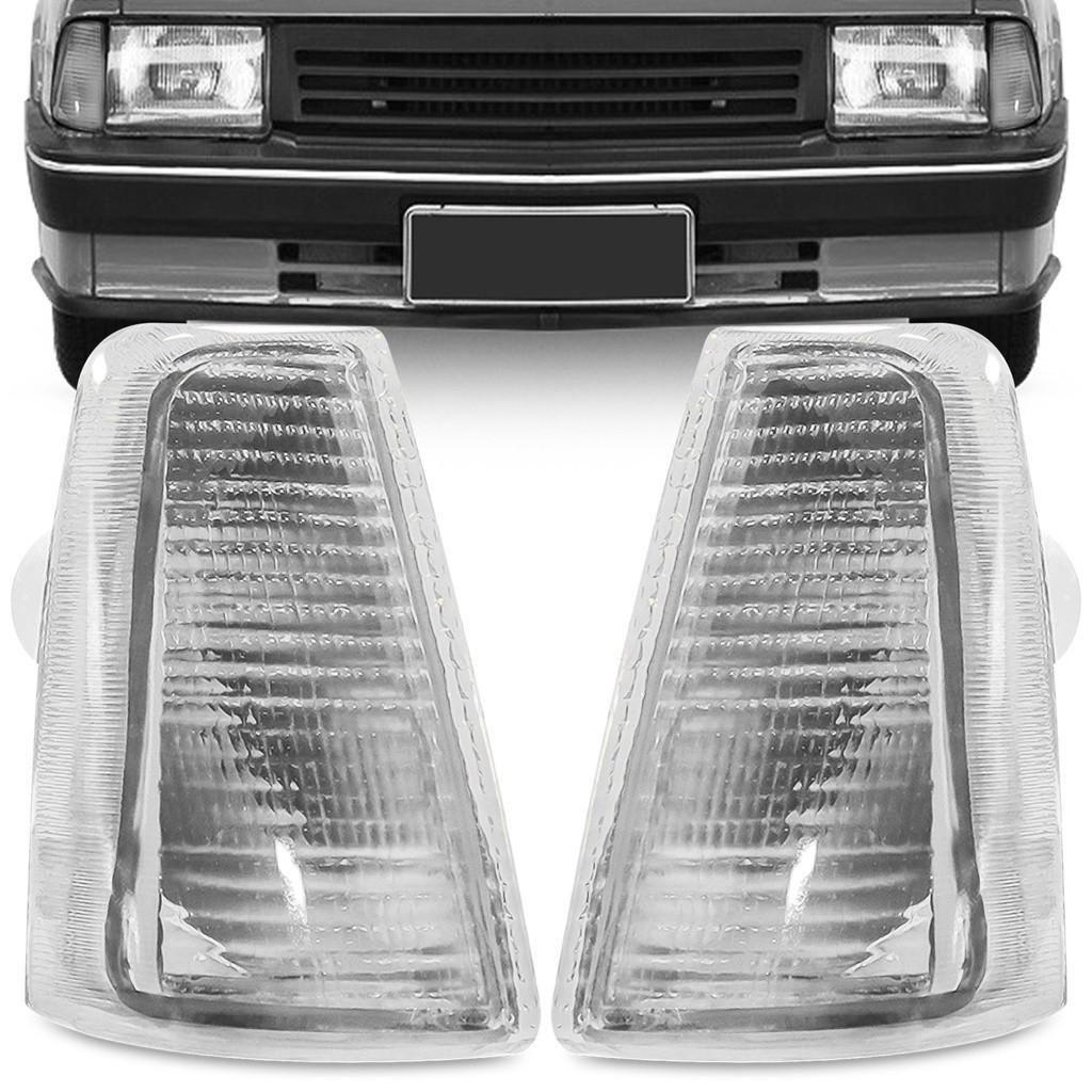 Par Pisca Chevette 83 84 85 86 A 96 Dianteira Cristal Encaixe Arteb Seta