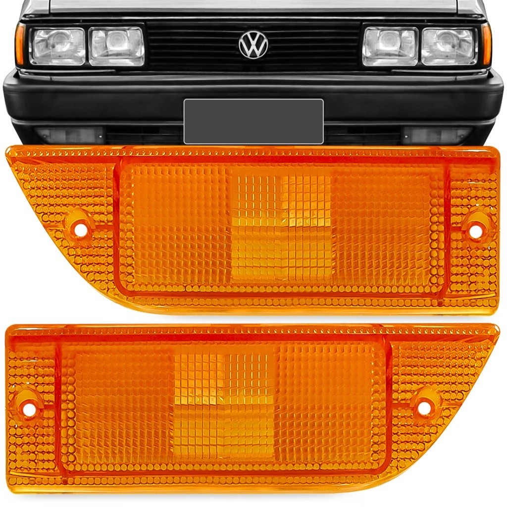 Par Lente Pisca Dianteiro Passat 85 A 88 Gts Pointer Ambar