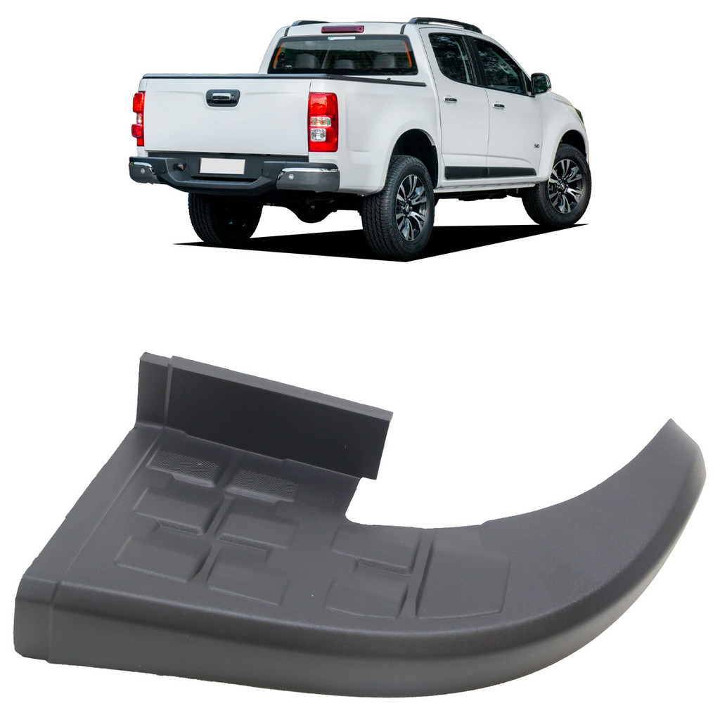 Ponteira Parachoque Traseiro S10 2012 2013 2014 2015 2016 2017 2018 2019 2020 Preto Texturizado - Spare Parts and Accessories for Vehicles