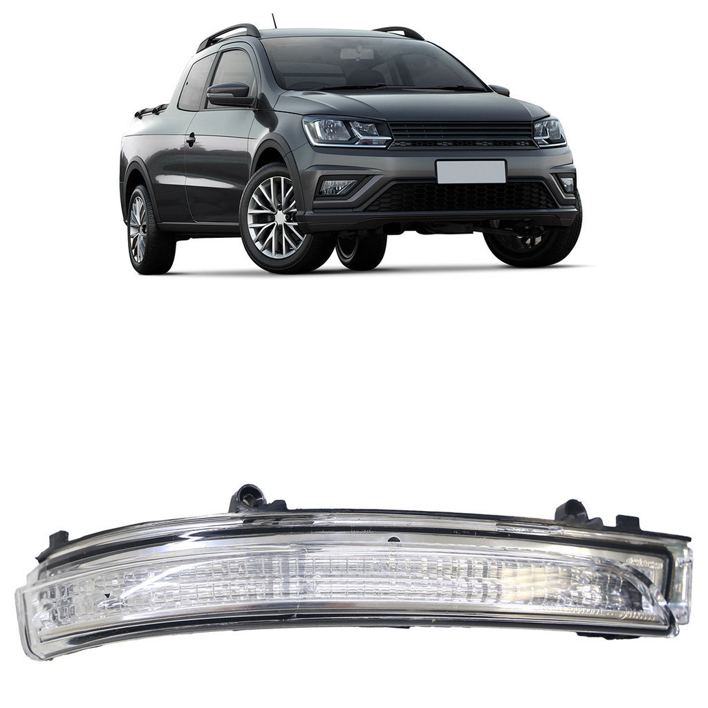 Pisca Retrovisor Saveiro 2010 2011 2012 2013 2014 2015 2016 2017 2018 2019 2020 2021 Led Texturizado em Oferta na Shopee